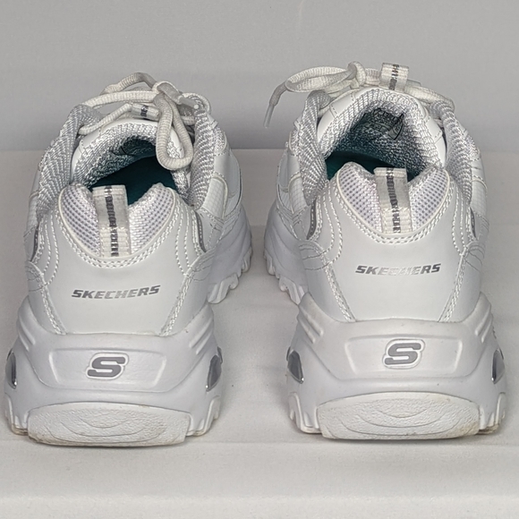 NEW Skechers Women's D'Lites Biggest Fan Sneakers Sz 10 white - Picture 4 of 4
